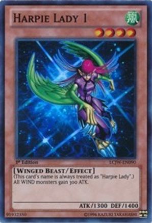 Harpie Lady 1 [LCJW-EN090] Super Rare - Trinity Hobby