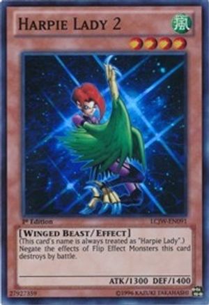 Harpie Lady 2 [LCJW-EN091] Super Rare - Trinity Hobby