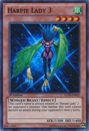 Harpie Lady 3 [LCJW-EN092] Super Rare - Trinity Hobby