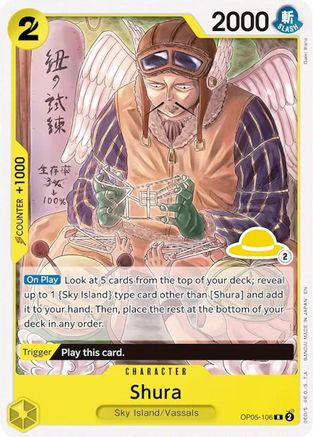 Shura (Luffy Deck) (OP05-106) - [Set Sail Deck Set]