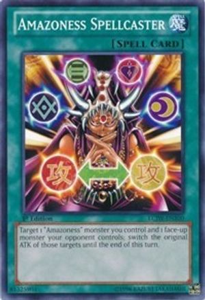 Amazoness Spellcaster [LCJW-EN100] Common - Trinity Hobby