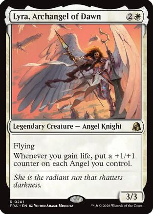 Lyra, Archangel of Dawn  [Foil]  (FRA-201) - [Reality Fracture]