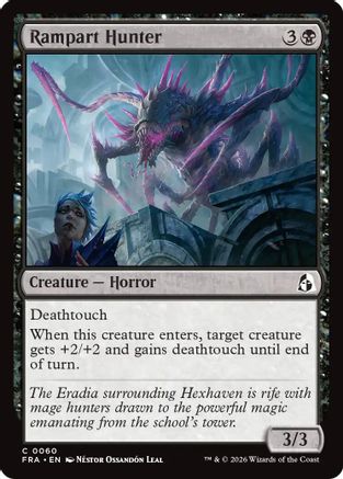 Rampart Hunter  [Foil]  (FRA-060) - [Reality Fracture]