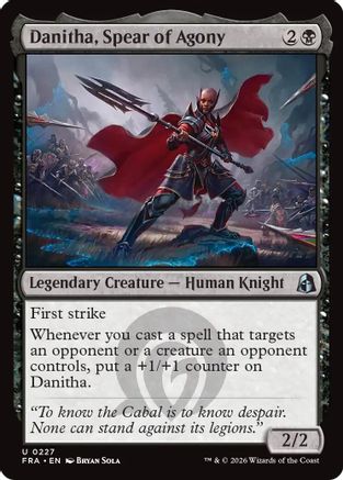 Danitha, Spear of Agony  (FRA-227) - [Reality Fracture]