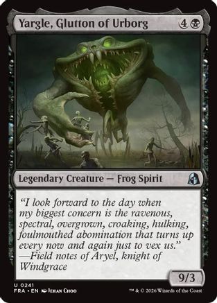 Yargle, Glutton of Urborg  [Foil]  (FRA-241) - [Reality Fracture]