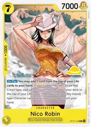 Nico Robin (Luffy Deck) (OP15-109) - [Set Sail Deck Set]