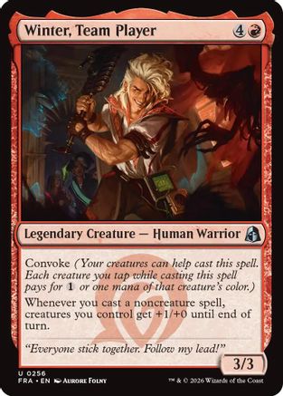 Winter, Team Player  [Foil]  (FRA-256) - [Reality Fracture]