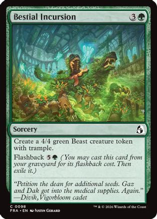 Bestial Incursion  [Foil]  (FRA-098) - [Reality Fracture]