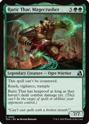 Ruric Thar, Magecrusher  [Foil]  (FRA-265) - [Reality Fracture]