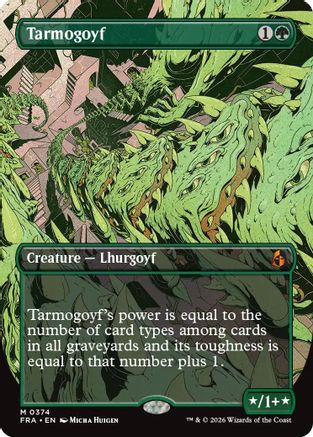 Tarmogoyf (Borderless)  (FRA-374) - [Reality Fracture]