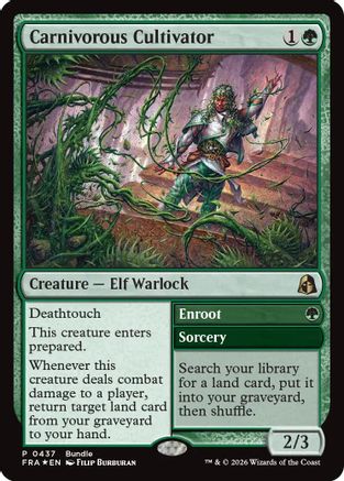 Carnivorous Cultivator  [Foil]  (UMP-437) - [Unique and Miscellaneous Promos]