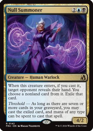 Null Summoner  [Foil]  (FRA-142) - [Reality Fracture]