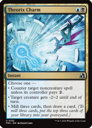 Theorix Charm  [Foil]  (FRA-155) - [Reality Fracture]
