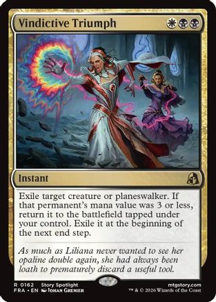 Vindictive Triumph  [Foil]  (FRA-162) - [Reality Fracture]