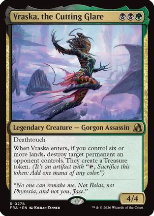 Vraska, the Cutting Glare  (FRA-278) - [Reality Fracture]