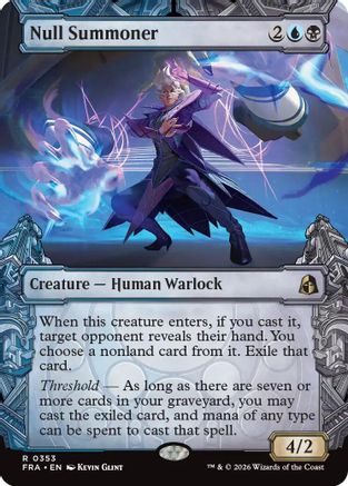 Null Summoner (Showcase)  [Foil]  (FRA-353) - [Reality Fracture]