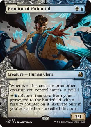 Proctor of Potential (Showcase)  [Foil]  (FRA-354) - [Reality Fracture]