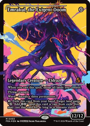 Emrakul, the Exigent Doom (Showcase)  (FRA-403) - [Reality Fracture]