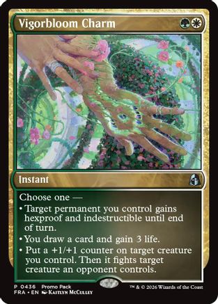 Vigorbloom Charm  (PPFRA-436) - [Promo Pack: Reality Fracture]