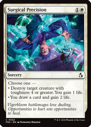 Surgical Precision  [Foil]  (FRA-022) - [Reality Fracture]
