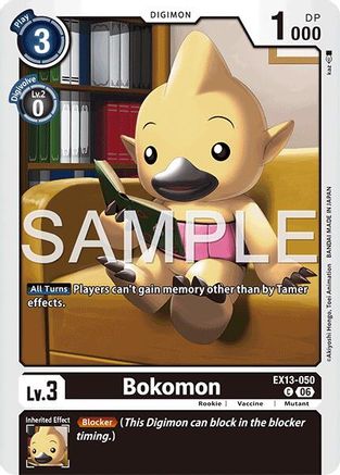 Bokomon (EX13-050) - [Chivalrous XIII]