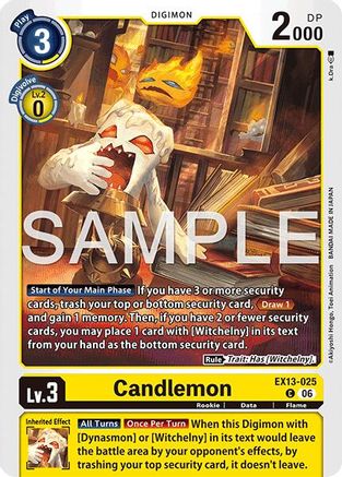 Candlemon (EX13-025) - [Chivalrous XIII]