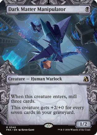 Dark Matter Manipulator (Showcase)  [Foil]  (FRA-340) - [Reality Fracture]