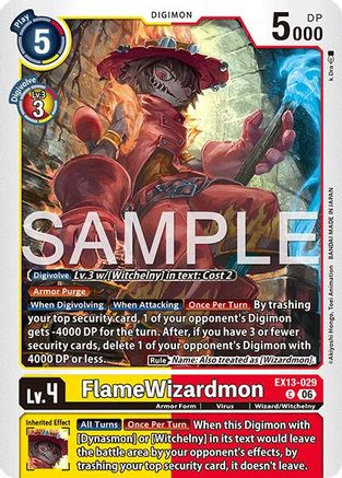 FlameWizardmon (EX13-029) - [Chivalrous XIII]