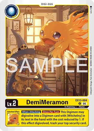 DemiMeramon (EX13-004) - [Chivalrous XIII]