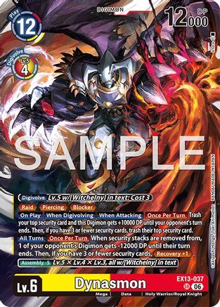 Dynasmon (EX13-037) - [Chivalrous XIII] Foil