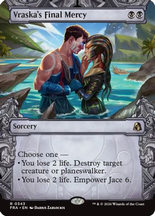Vraska's Final Mercy (Showcase)  [Foil]  (FRA-343) - [Reality Fracture]