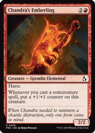 Chandra's Emberling  [Foil]  (FRA-076) - [Reality Fracture]