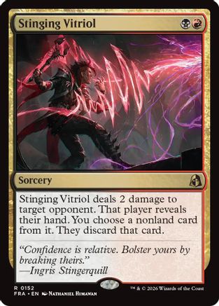 Stinging Vitriol  [Foil]  (FRA-152) - [Reality Fracture]