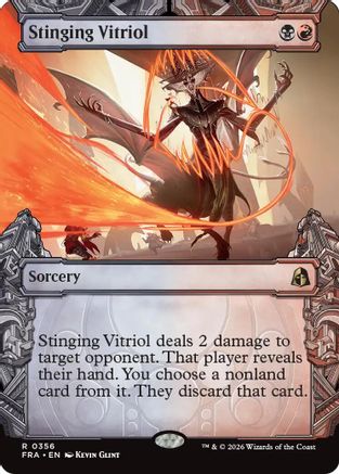 Stinging Vitriol (Showcase)  [Foil]  (FRA-356) - [Reality Fracture]