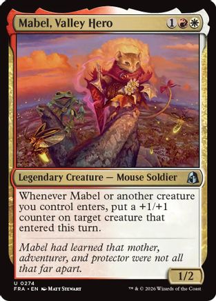 Mabel, Valley Hero  [Foil]  (FRA-274) - [Reality Fracture]