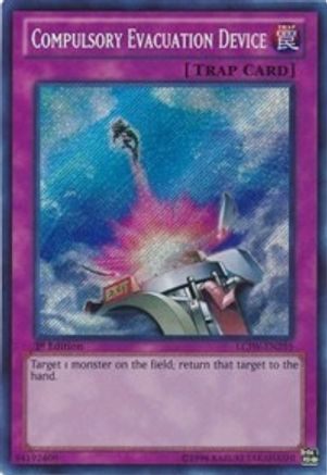 Compulsory Evacuation Device [LCJW-EN295] Secret Rare - Trinity Hobby