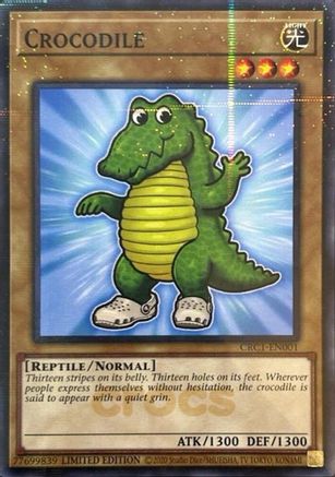Crocodile (Crocs Exclusive) [CRC1-EN001] - Miscellaneous Promotional Cards Limited - Parallel Rare