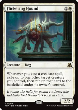 Flickering Hound  [Foil]  (FRA-007) - [Reality Fracture]