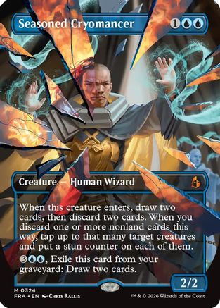 Seasoned Cryomancer (Borderless) (0324)  (FRA-324) - [Reality Fracture]