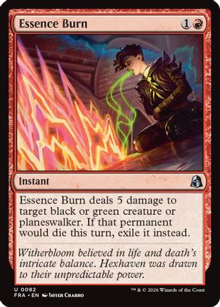 Essence Burn  (FRA-082) - [Reality Fracture]