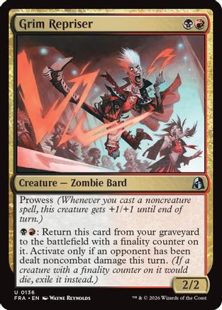 Grim Repriser  [Foil]  (FRA-136) - [Reality Fracture]