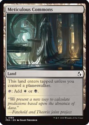 Meticulous Commons  [Foil]  (FRA-184) - [Reality Fracture]