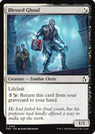 Blessed Ghoul  [Foil]  (FRA-123) - [Reality Fracture]