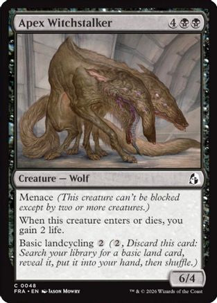 Apex Witchstalker  [Foil]  (FRA-048) - [Reality Fracture]