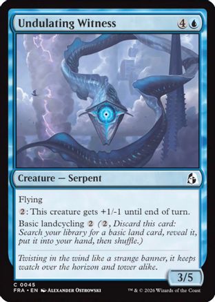Undulating Witness  [Foil]  (FRA-045) - [Reality Fracture]