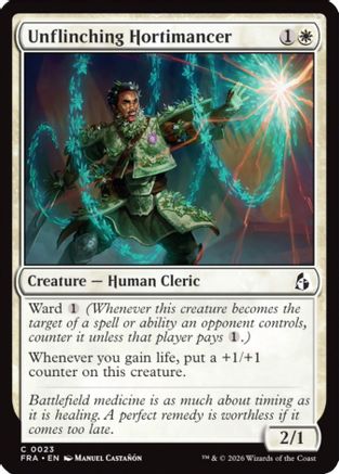 Unflinching Hortimancer  [Foil]  (FRA-023) - [Reality Fracture]
