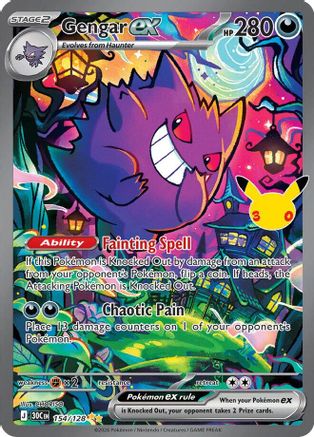 Gengar EX - (154/128) Holofoil [ME 30th Celebration]
