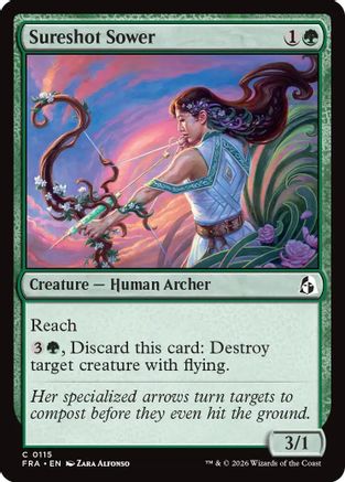 Sureshot Sower  [Foil]  (FRA-115) - [Reality Fracture]
