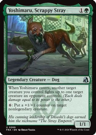 Yoshimaru, Scrappy Stray  [Foil]  (FRA-269) - [Reality Fracture]