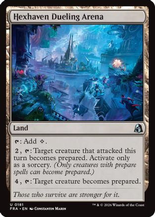 Hexhaven Dueling Arena  [Foil]  (FRA-181) - [Reality Fracture]
